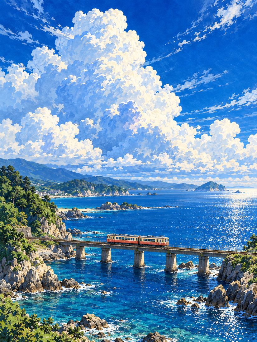 夏を運ぶ列車